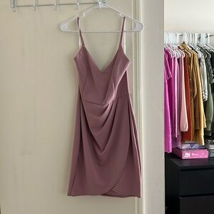 Lulus Forever Your Girl Mauve Pink Bodycon Dress